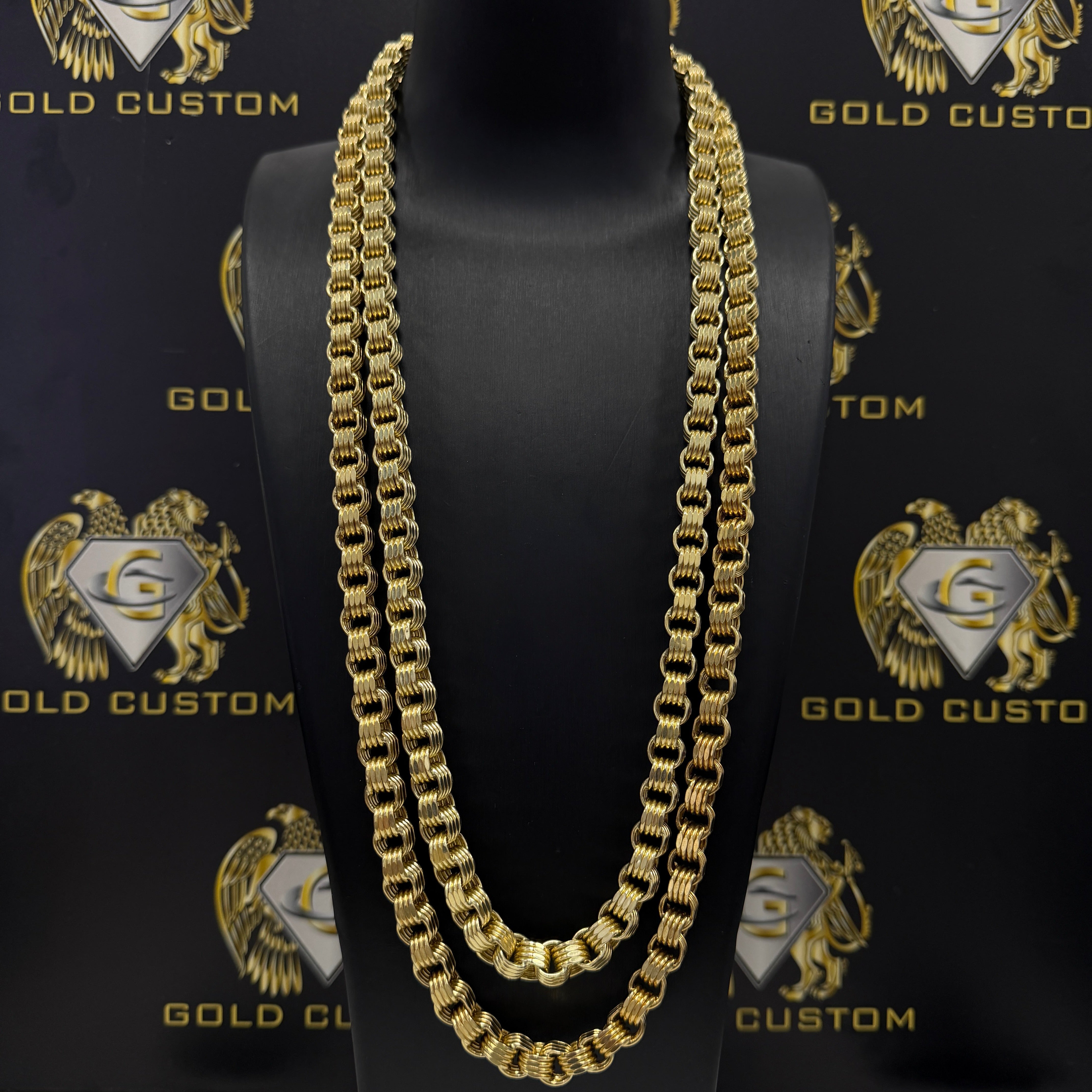 10K Gold 8.3mm Alexander Chain 26 – Gold Custom